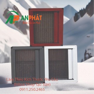 Cửa lưới chống muỗi, côn trùng, kiến ba khoang - cửa lưới chống muỗi dạng xếp có nam châm - đặt theo kích thước yêu cầu