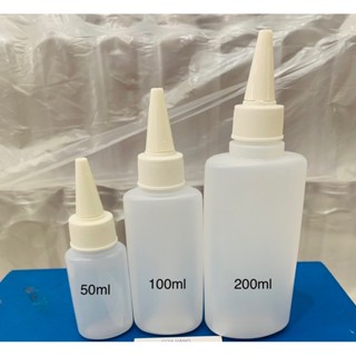 Chai Nhựa AC Mềm Nút Nhọn Nhỏ Giọt 50ML 100ML 200ML - Chai Nhựa Đựng Sốt - Chai Xịt Bơ