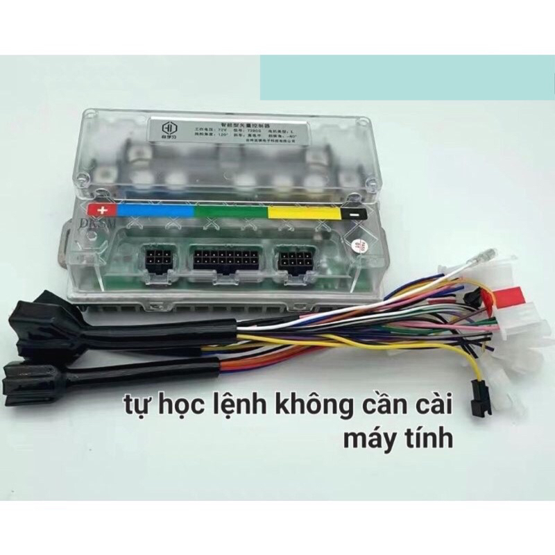 Bộ điều khiển xe điện voltol 7280s 2000w max.Lắp xmen.gogo.Ic80s.icxedientuhoc[BAO CĂN CHỈNH  VỀ CHỈ