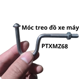 Móc treo đồ xe máy, móc khóa xe máy, móc câu inox 8ly dày dặn