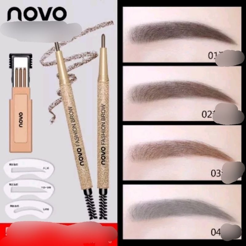 Bộ 5 món kẻ mày kẻ mắt novo