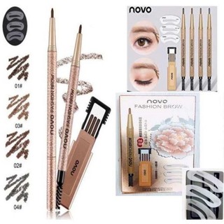 Bộ 5 món kẻ mày kẻ mắt novo