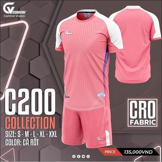 Riki c200 cà rốt, quần áo bóng đá thiết kế cao cấp, đồ đá banh không logo, in tên số theo yêu cầu - hungsport tn