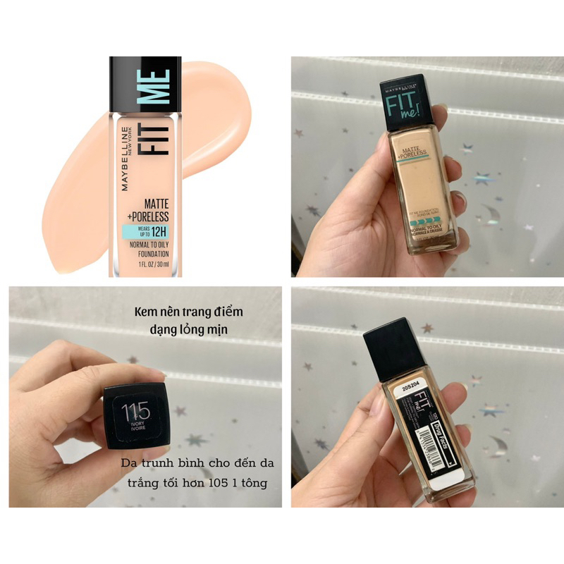 KEM NỀN MAYBELLINE FIT ME CHÍNH HÃNG MỸ