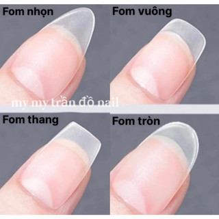 Móng up- ốp fom ngắn hộp 500 móng