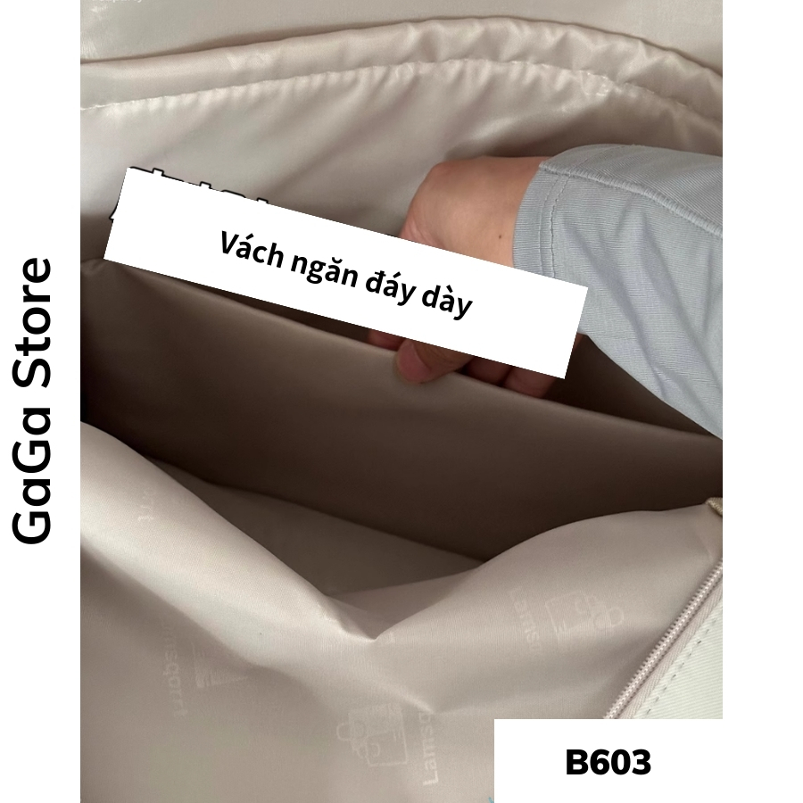Balo nữ đi học phối màu thời trang hàn quốc size lớn kèm đệm lót giữ form B603 gagastore