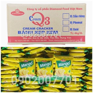Tết 2024 - túi 1kg bánh mango xoài diamond foods