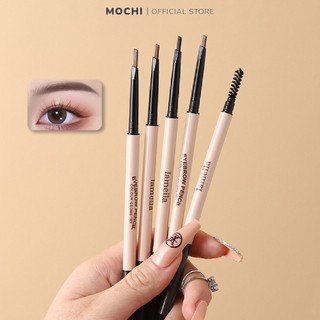 Chì Kẻ Mày 2 Đầu Không Thấm Nước Lâu Trôi Eyebrow Pencil Bút Kẻ Lông Mày Make Up Trang Điểm Mắt MOCHI SHOP