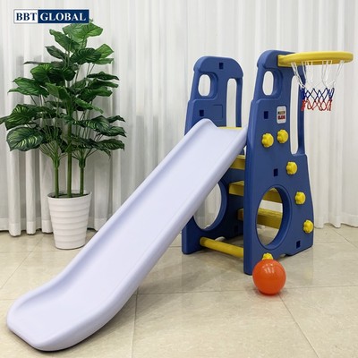 Cầu trượt Hàn Quốc có ném bóng rổ và điều chỉnh độ cao 2 nấc BBTGlobal TB200