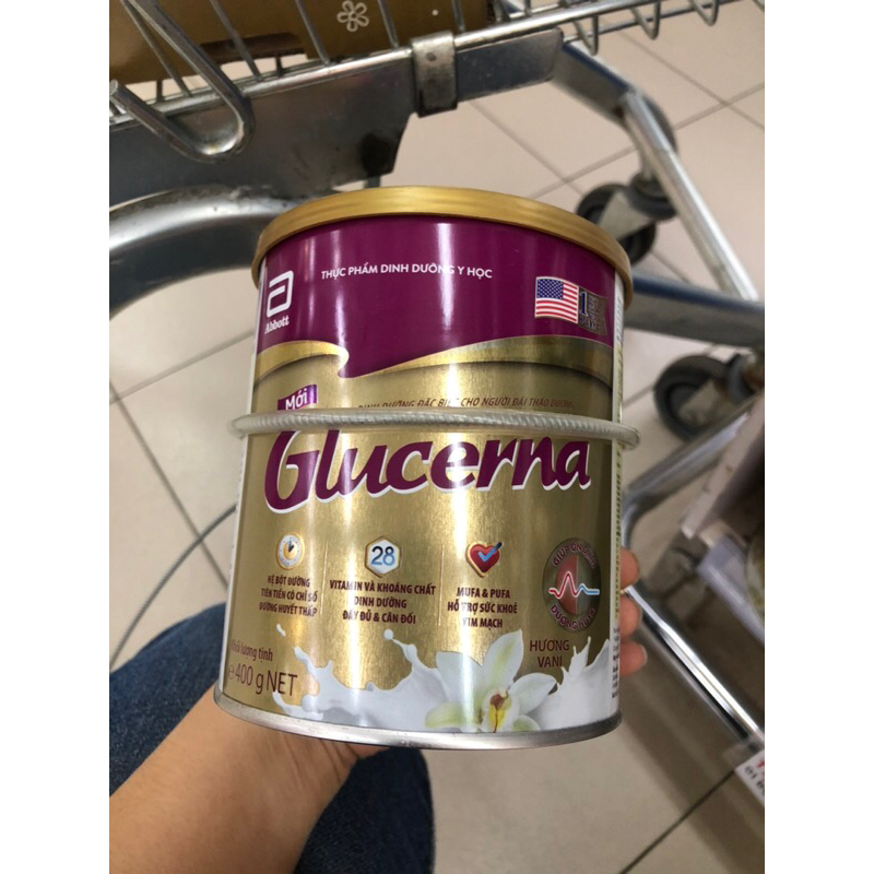 Sữa Glucerna 400g hương Vani cho người mắc bệnh đái tháo đường