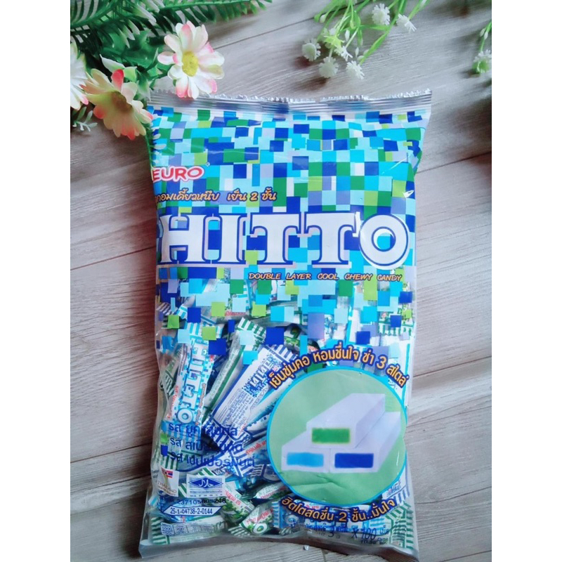 Combo 2 Bịch Kẹo Thơm Miệng Hitto Thái Lan