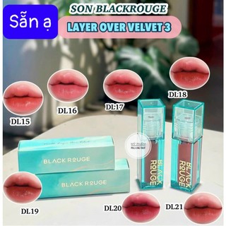 Son Black Rouge Double Layer Over Velvet