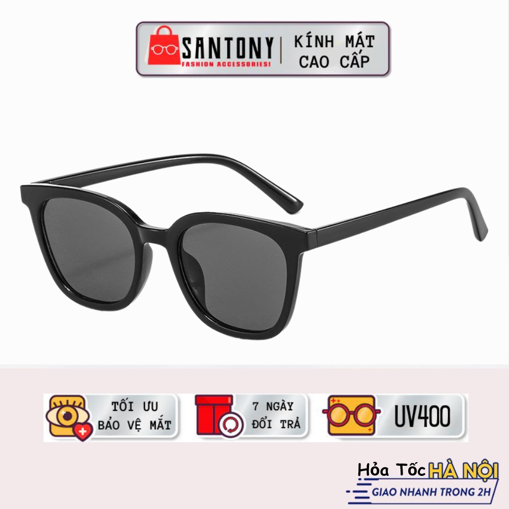 Kính dâm nam nữ SANTONY gọng nhựa dáng basic thời trang phong cách hàn quốc