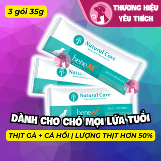 Thức ăn cho chó - Hạt Natural Core Bene M50 (500g), hỗ trợ tiêu hóa, đẹp da lông