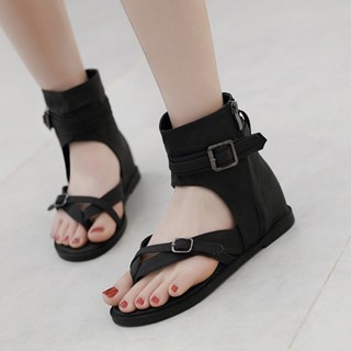 Lenbychia - Giày sandal chiến binh xỏ ngón cài khóa basic sang trọng cao cấp fullbox, boot nữ, sandal nữ - NH22