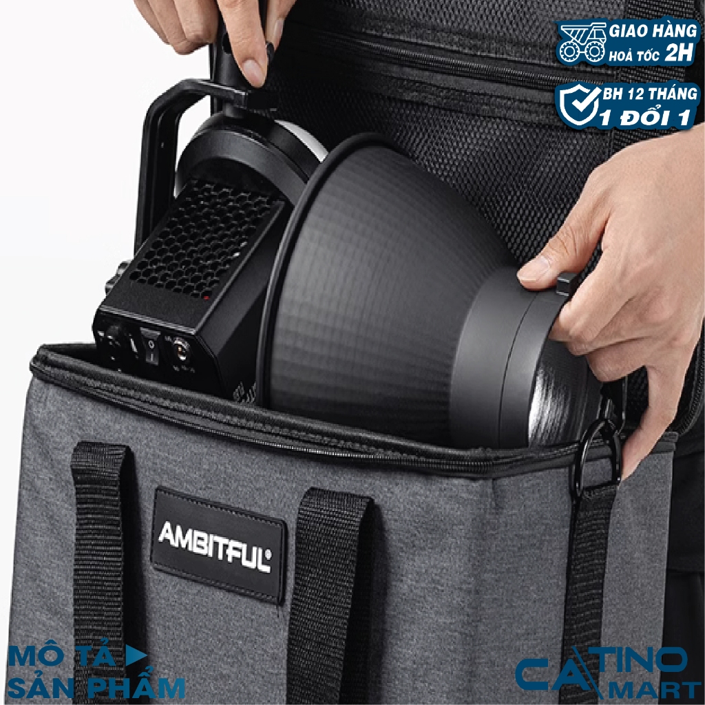 Túi Đựng Đèn . Túi Đựng Đèn Studio Chính Hãng AMBITFUL PB18 . Bảo Hành 12 Tháng Lỗi