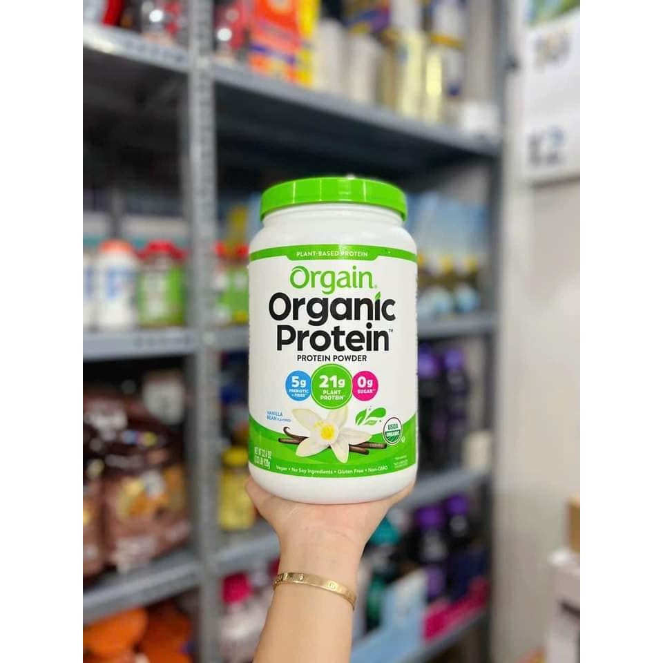 Hàng chuẩn Mỹ - Bột orgain Organic Protein 920g