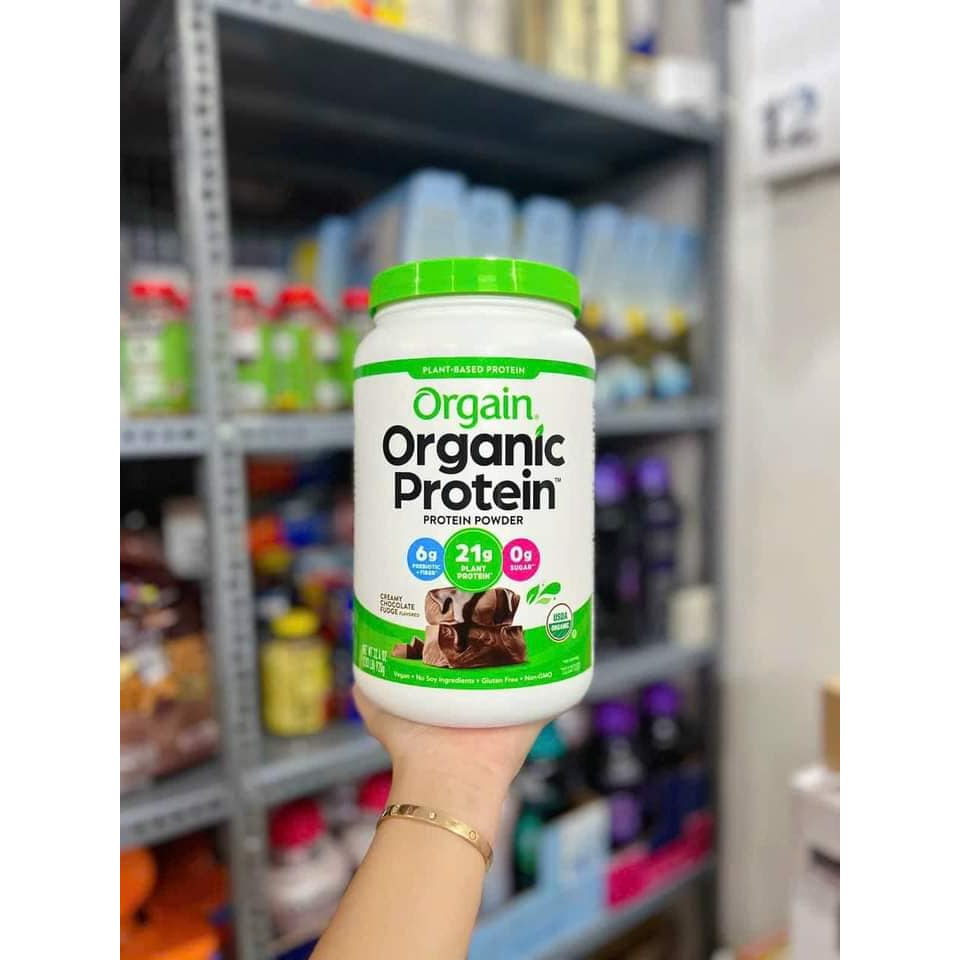 Hàng chuẩn Mỹ - Bột orgain Organic Protein 920g