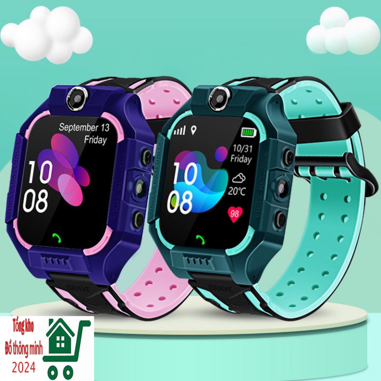 Đồng hồ thông minh Q19 phiên bản lắp sim nghe gọi,đồng hồ thông minh cho trẻ em có định vị chống nước phù hợp lứa tuổi
