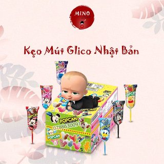 Kẹo mút glico popcan hình disney hàng nội địa Nhật Bản - Hàng Nhật nội địa