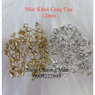 50 Cái Móc Càng Cua 12mm [Vàng / Bạc] Làm Trang Sức Handmade Giá Sỉ