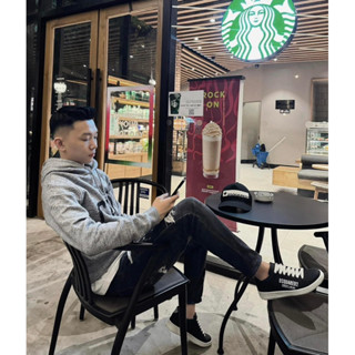 Giày Sneaker Dê Hai Điểm Nhấn Chữ Sơn Không Bong Gam Màu Phối Đen Dây Trắng Nổi Bật Hàng Cao Cấp Full Box Hộp