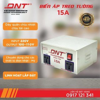 Biến áp DNT 15a 220v > 100v