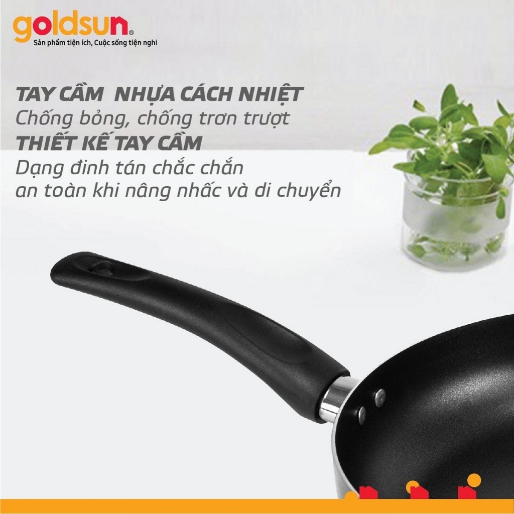 Chảo chống dính 20cm Goldsun GPA1210-F20