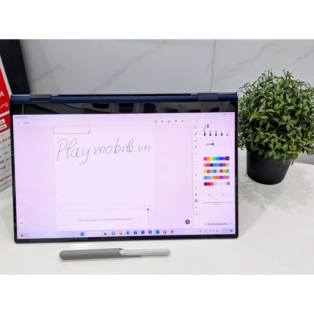 Laptop Samsung Galaxy Book2 Pro 360 15.6 inch 2022 - Core i7/16GB/1TB/FHD Touch Amoled | Playmobile