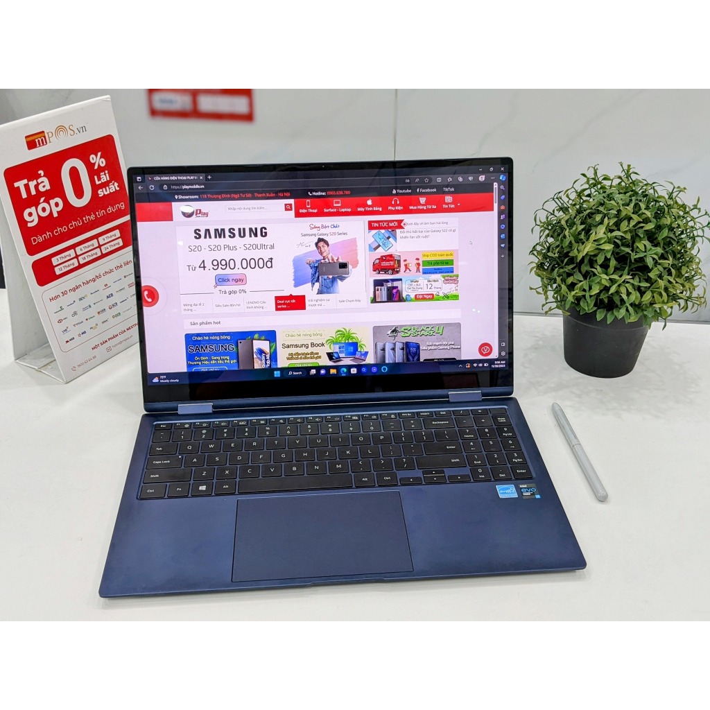 Laptop Samsung Galaxy Book2 Pro 360 15.6 inch 2022 - Core i7/16GB/1TB/FHD Touch Amoled | Playmobile
