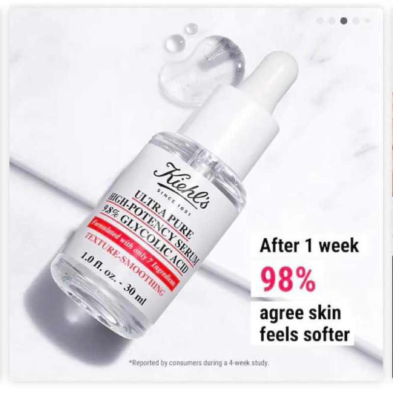 Ultra Pure High-Potency 9.8% Glycolic a.c.id Serum làm sạch sâu thu nhỏ lỗ chân lông