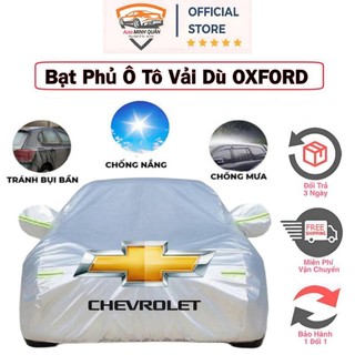 Bạt phủ xe ô tô vải dù chevrolet spark, colorado, trailblazer, aveo, cruze, orlando, captiva