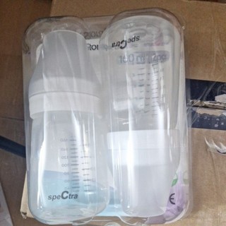 (Số 1 Hàn Quốc) 1 - 2 BÌNH TRỮ SỮA PP CỔ RỘNG CAO CẤP SPECTRA 160ML