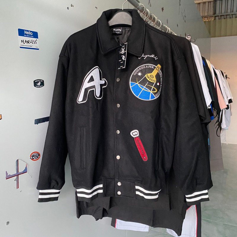 Áo Varsity 4LUCKY Hình Thêu