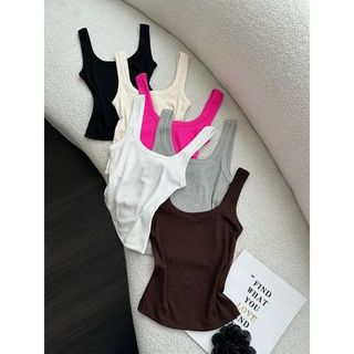 Áo len tăm 2 dây bản to ba lỗ siêu xinh