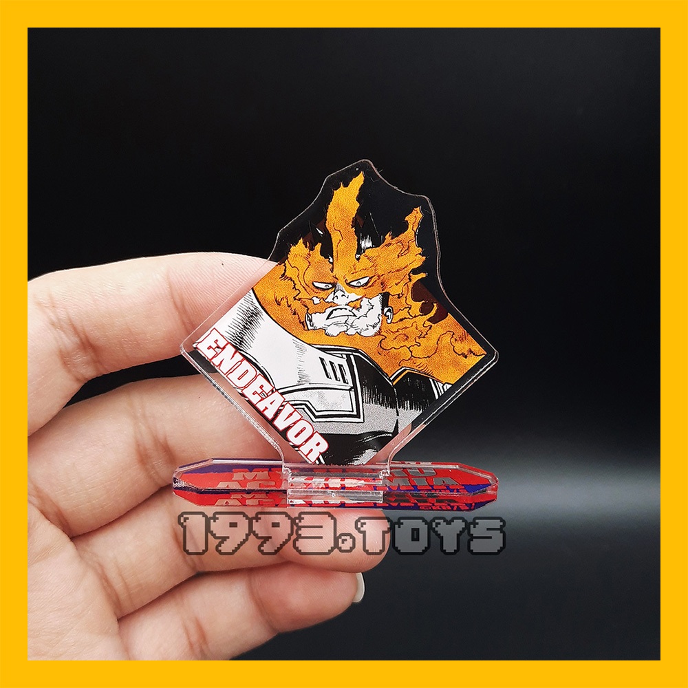 Standee mô hình nhân vật My Hero Academia - Jump Shop, Kawahara - Acrylic Stand Figure & Charm Collection - Endeavor