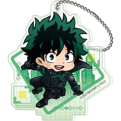 Standee mô hình nhân vật My Hero Academia - TwinCre - Tojikore Acrylic Stand & Key Chain Vol 6  - Midoriya Izuku