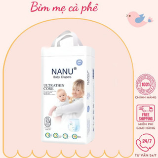  Tã bỉm Nanu chính hãng 100 miếng nội địa Trung dán  quần đủ size S100 M100 L100 XL100 XXL100 3XL100 4XL100 