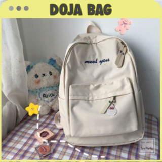 Cặp sách đi học nam nữ balo đi học thời trang hàn quốc Meet you - DOJA BAG