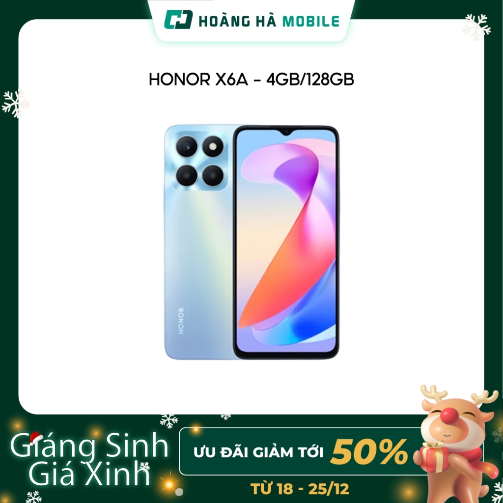 Điện thoại di động HONOR X6A - 4GB/128GB - Chính hãng