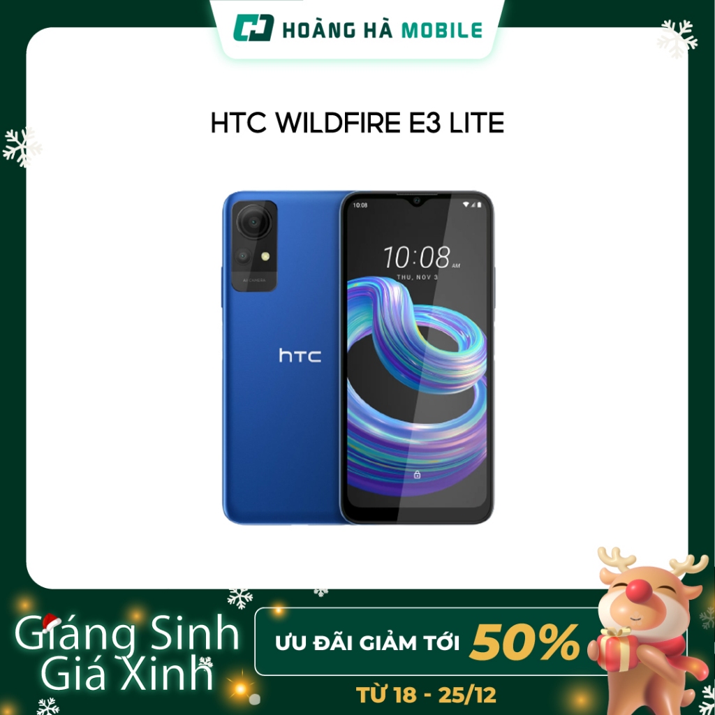 Điện thoại di động HTC Wildfire E3 lite (4GB/64GB) - Chính hãng