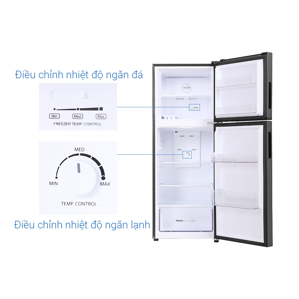 TỦ LẠNH AQUA INVERTER 212 LÍT AQR-T239FA 2021