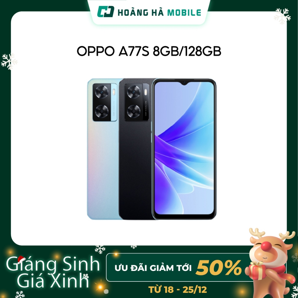Điện Thoại Oppo A77s 8GB/128GB Pin 5000mAh Bảo Hành Chính Hãng 12 Tháng