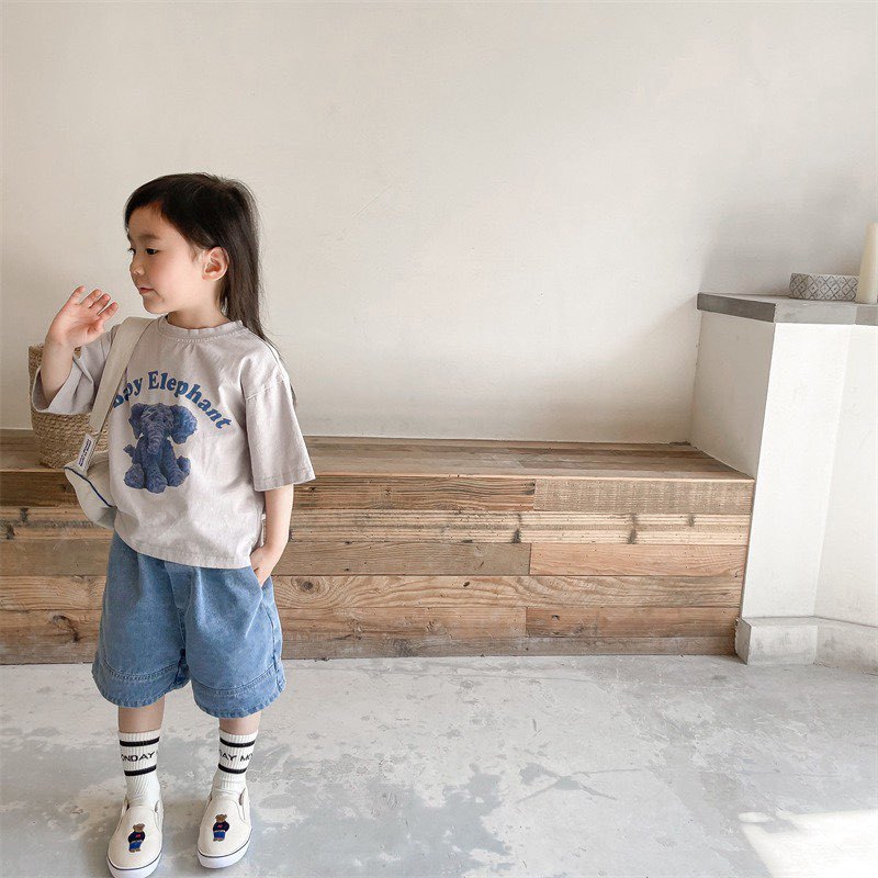 SHORT JEAN MỀM BÉ TRAI BÉ GÁI