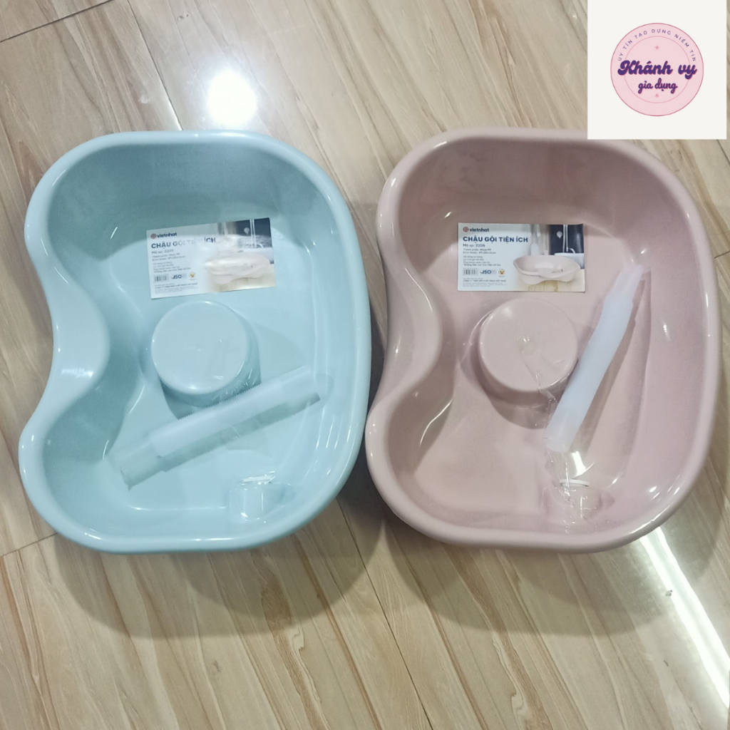 Chậu gội đầu tại giường cho người già, bà bầu, trẻ nhỏ Nhựa Việt Nhật,Thau gội đầu tiện ích tại nhà
