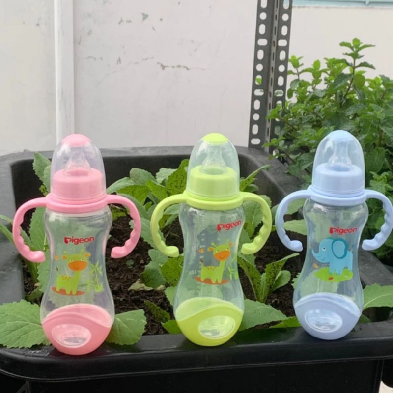 Bình sữa cổ hẹp 240ml kèm tay cầm
