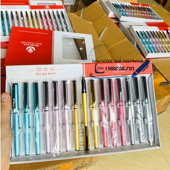 Bút Owengu 817 kim tinh lá tre phong cách lộ ngòi hoàn toàn mới cực sang chảnh
