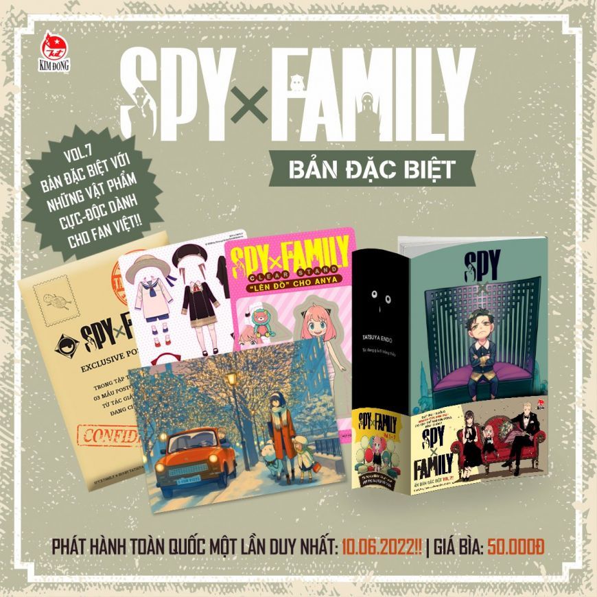 Spy x family tập 7 bản đặc biệt đầy đủ quà