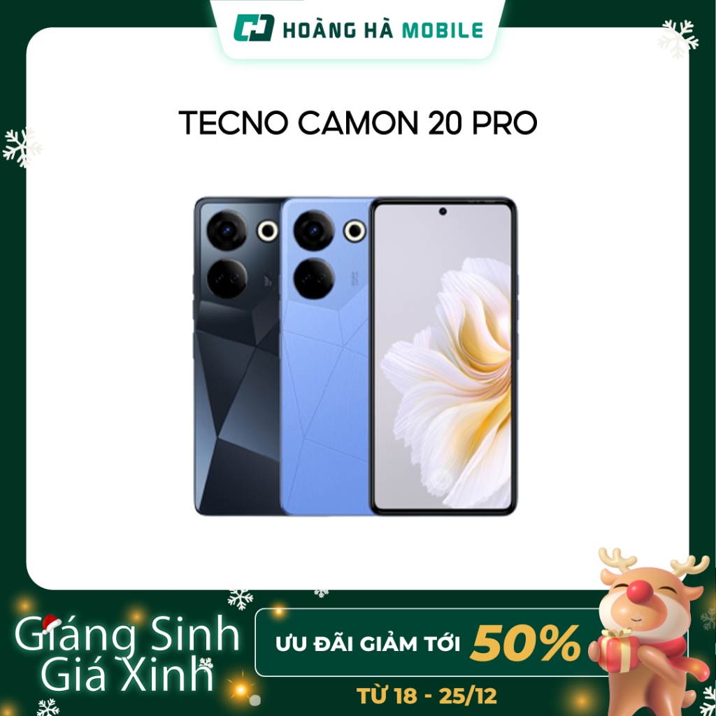 Điện thoại di động TECNO CAMON 20 Pro 8GB/256GB - Chính hãng