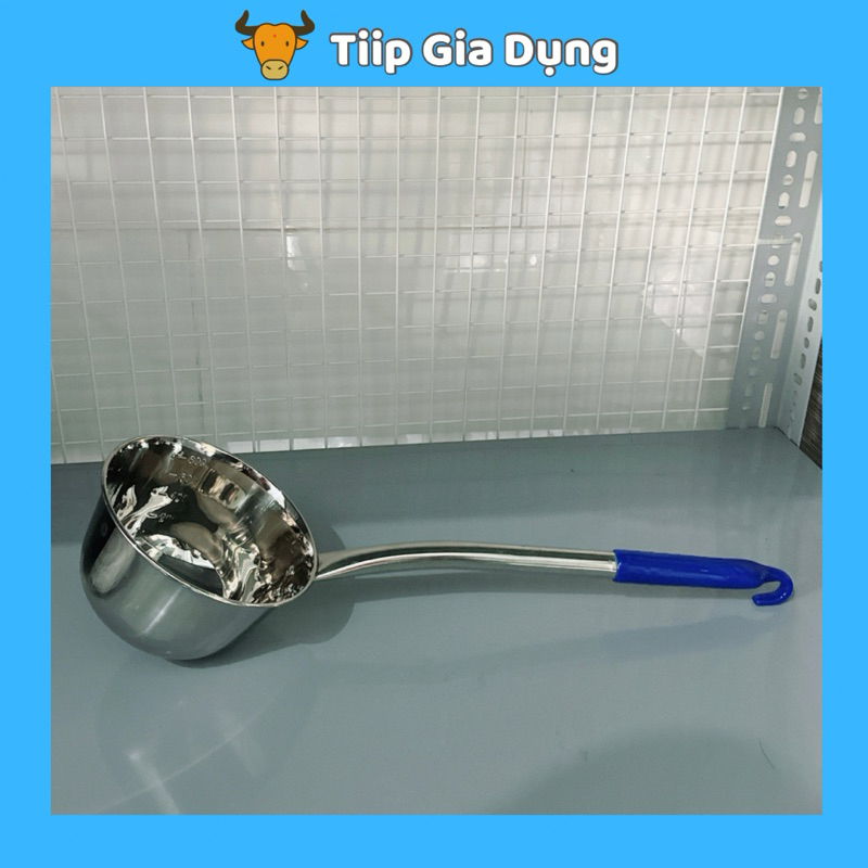 Gáo vá múc nước lèo cho hàng quán đủ size đủ kích thước có vạch chia dung tích hàng loại 1 - Tiip gia dụng